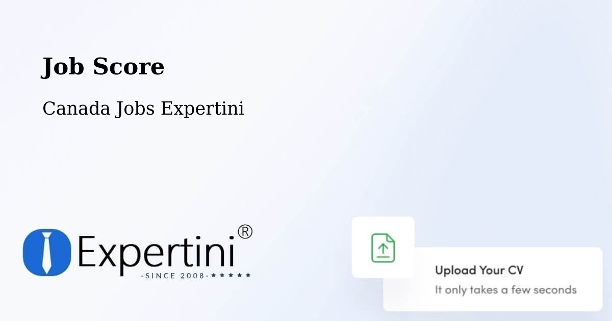 Job Score & Job Description Score Tool – Val D'Or - Canada Jobs Expertini